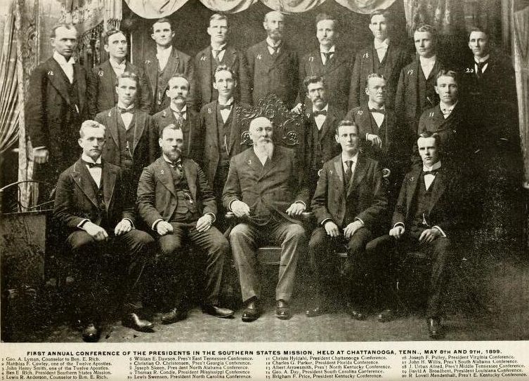 First annual conference of presidents in Southern States Mission, Chattanooga, Tennessee, May 1899